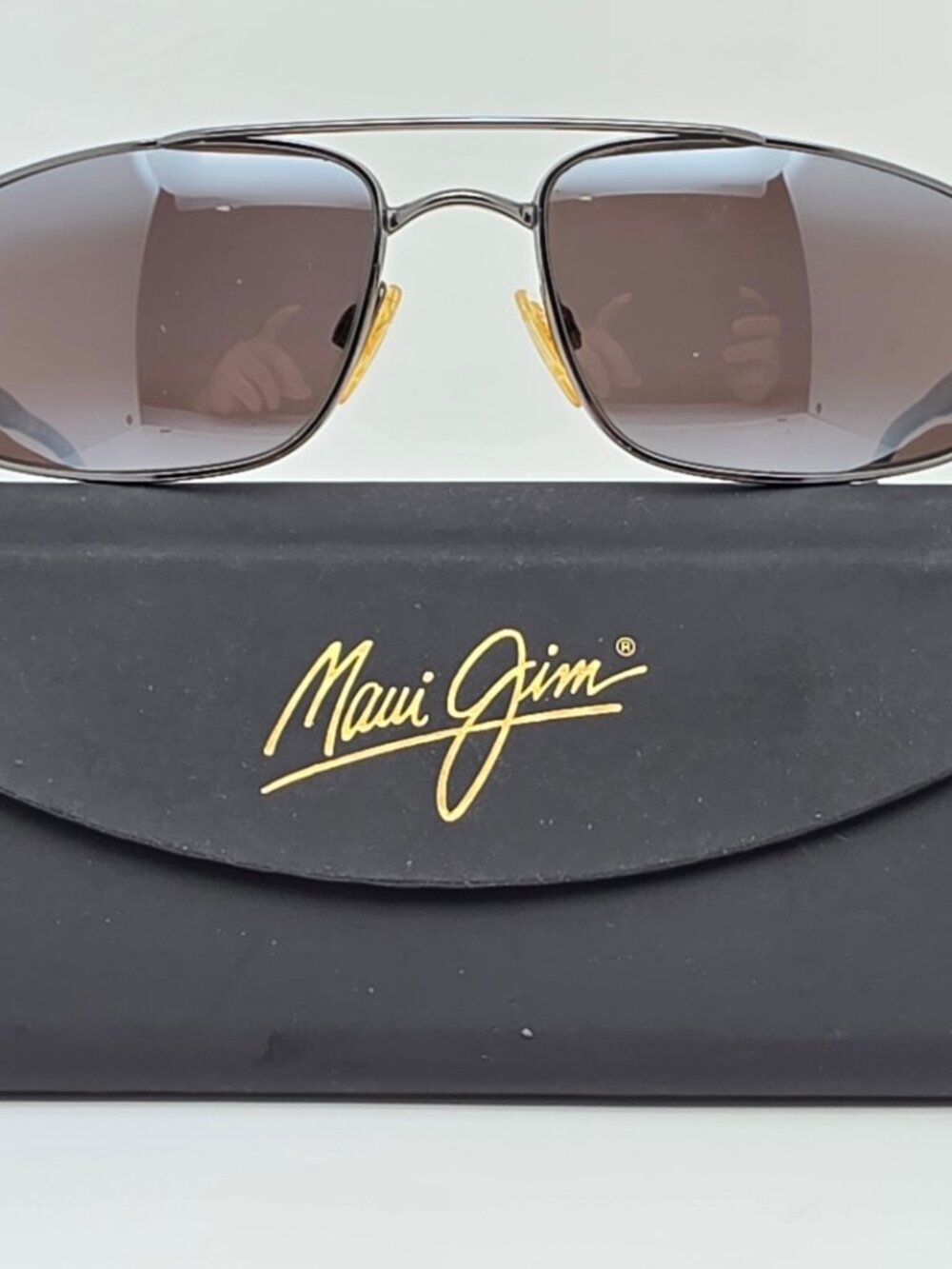 Maui Jim MJ-162-02 Kahuna Gunmetal Frame Polarized Neutral Grey Lens Sunglasses